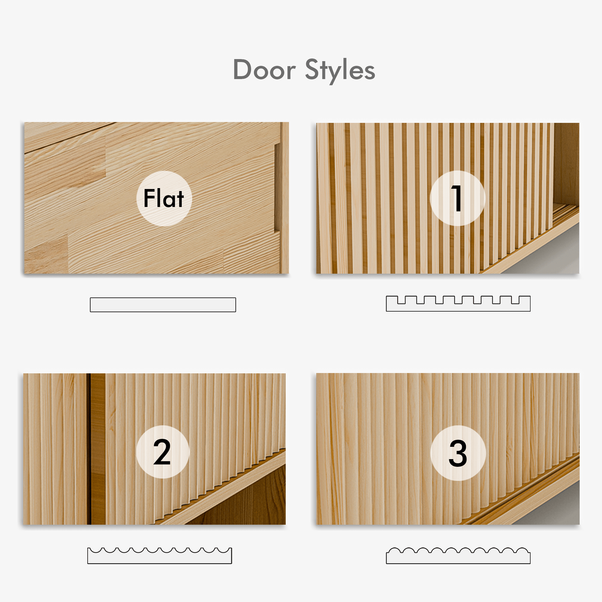 Solid Wood Drawer Sideboard