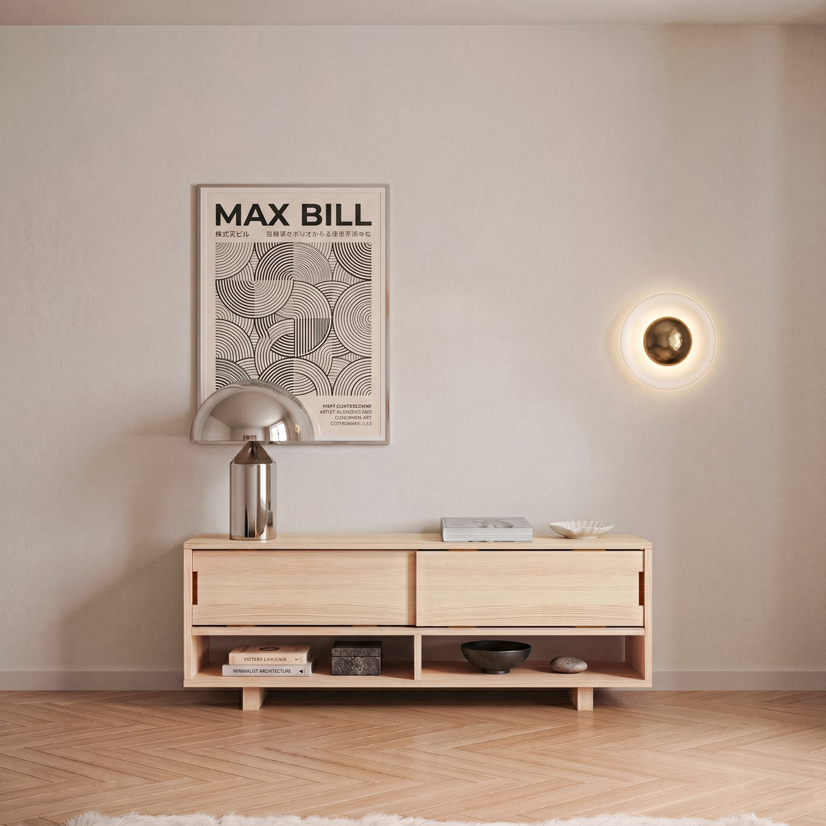 Massivholz-Mediencenter M2