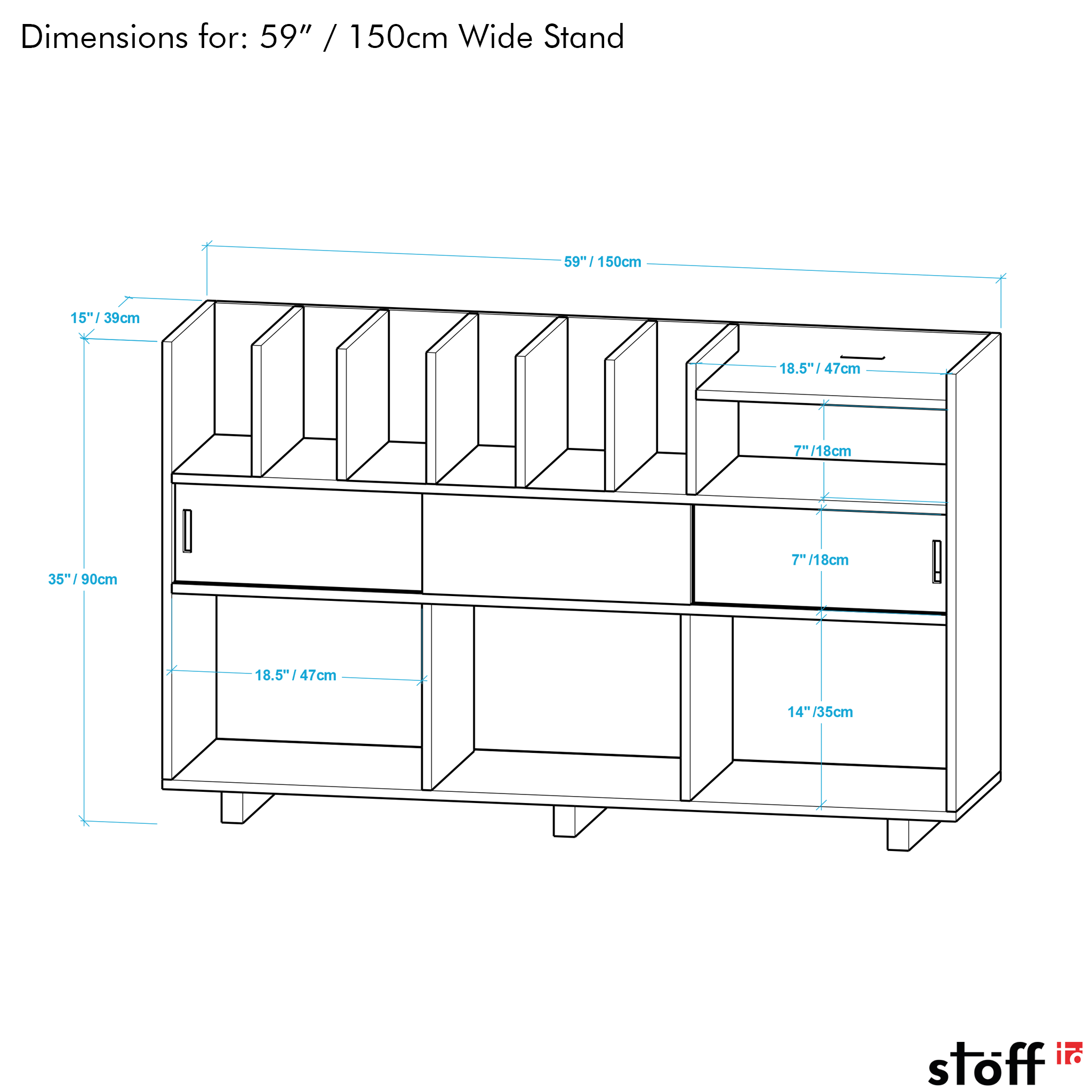Vinyl Record Display Stand & Storage