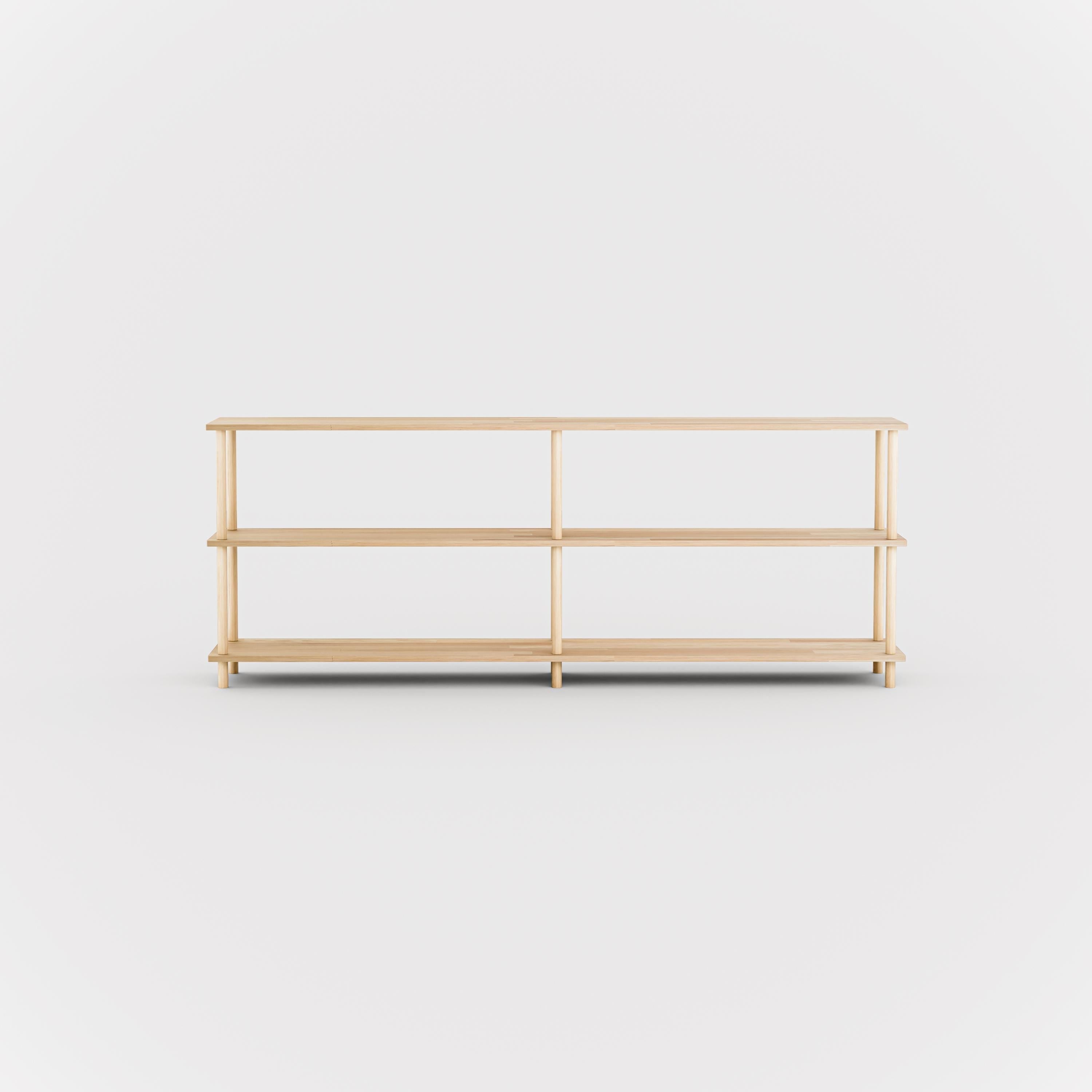Solid Wood 3-Tier Shelving Unit