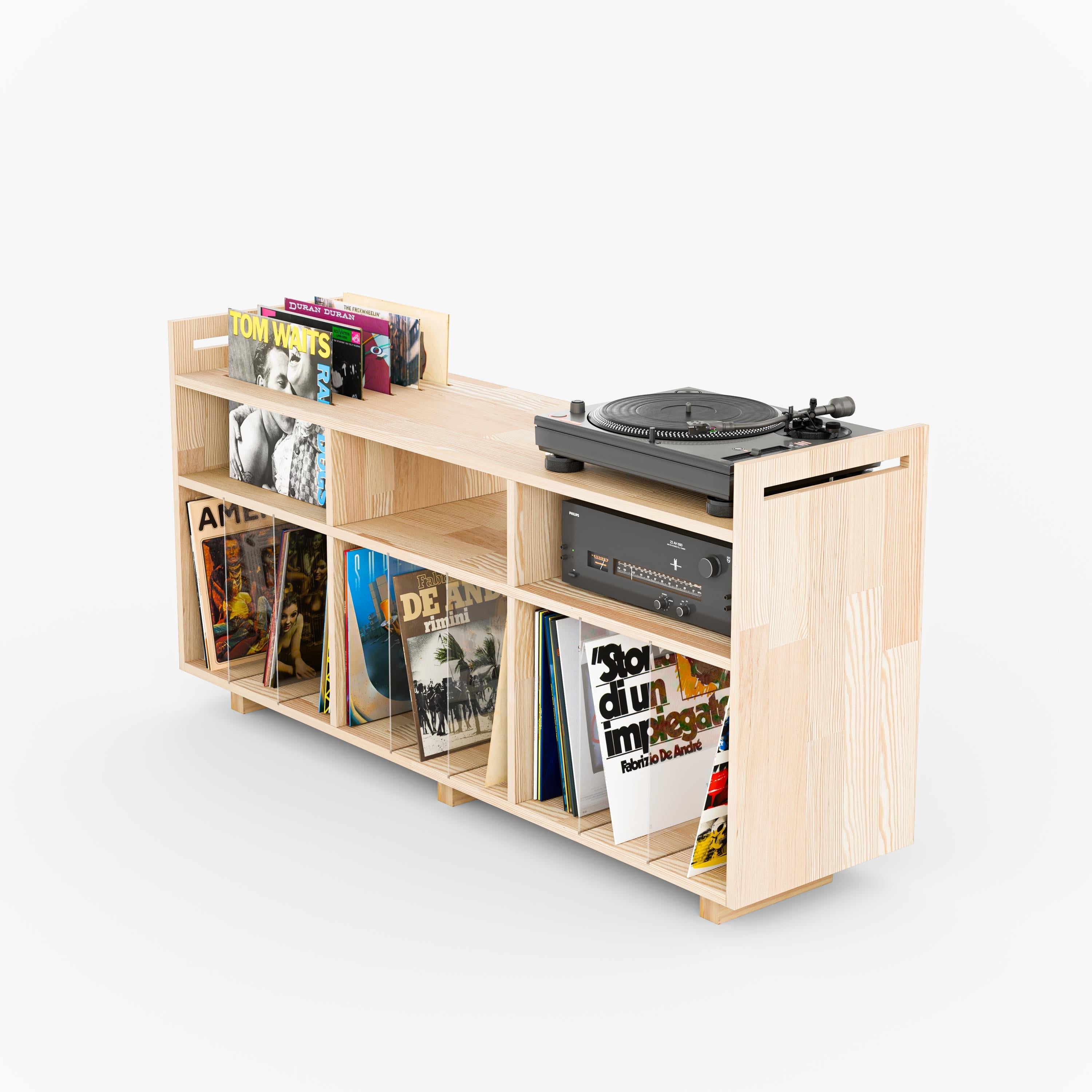 Vinyl Record Display & Turntable Stand