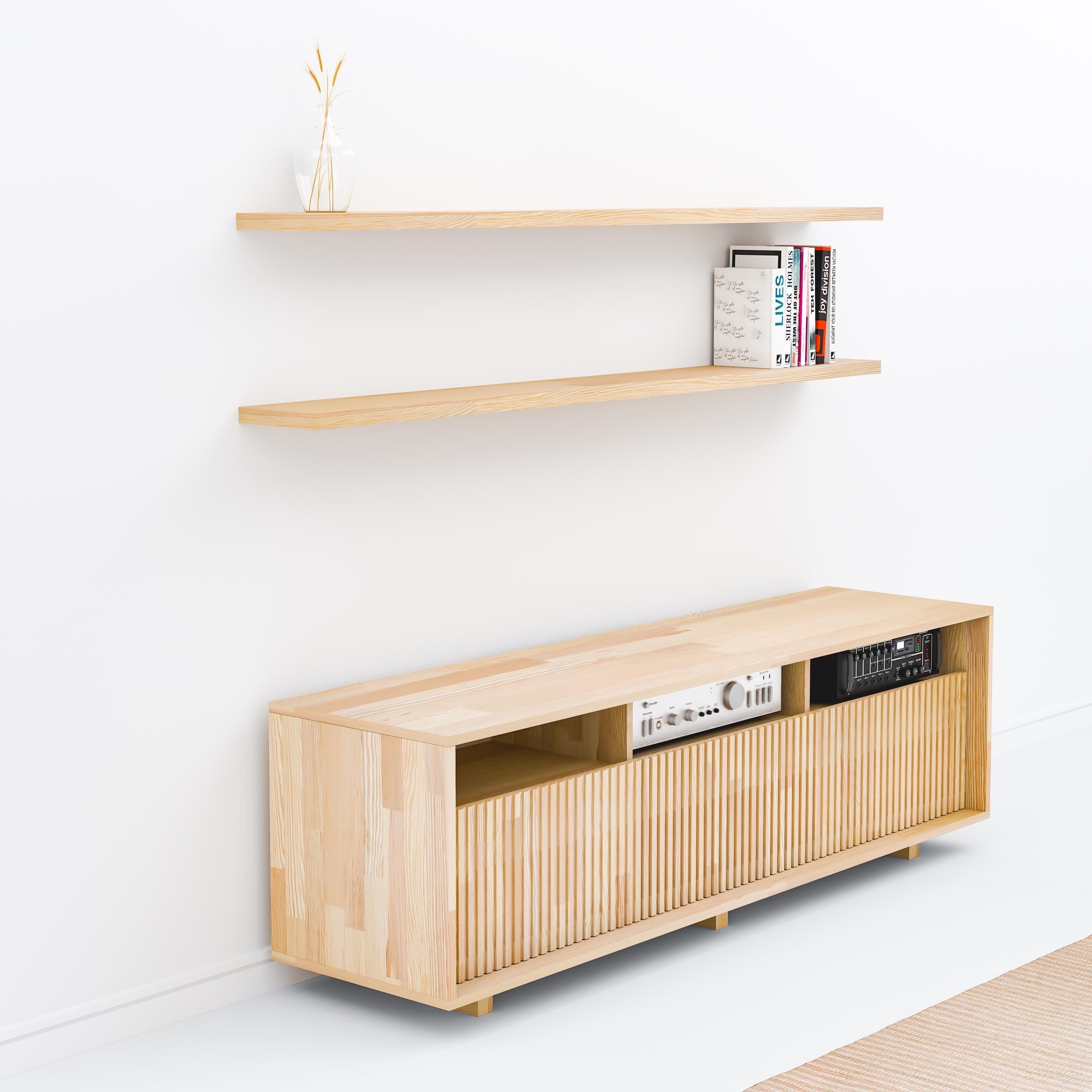 Solid Wood Floating Shelf, Wall Mounted Shelf