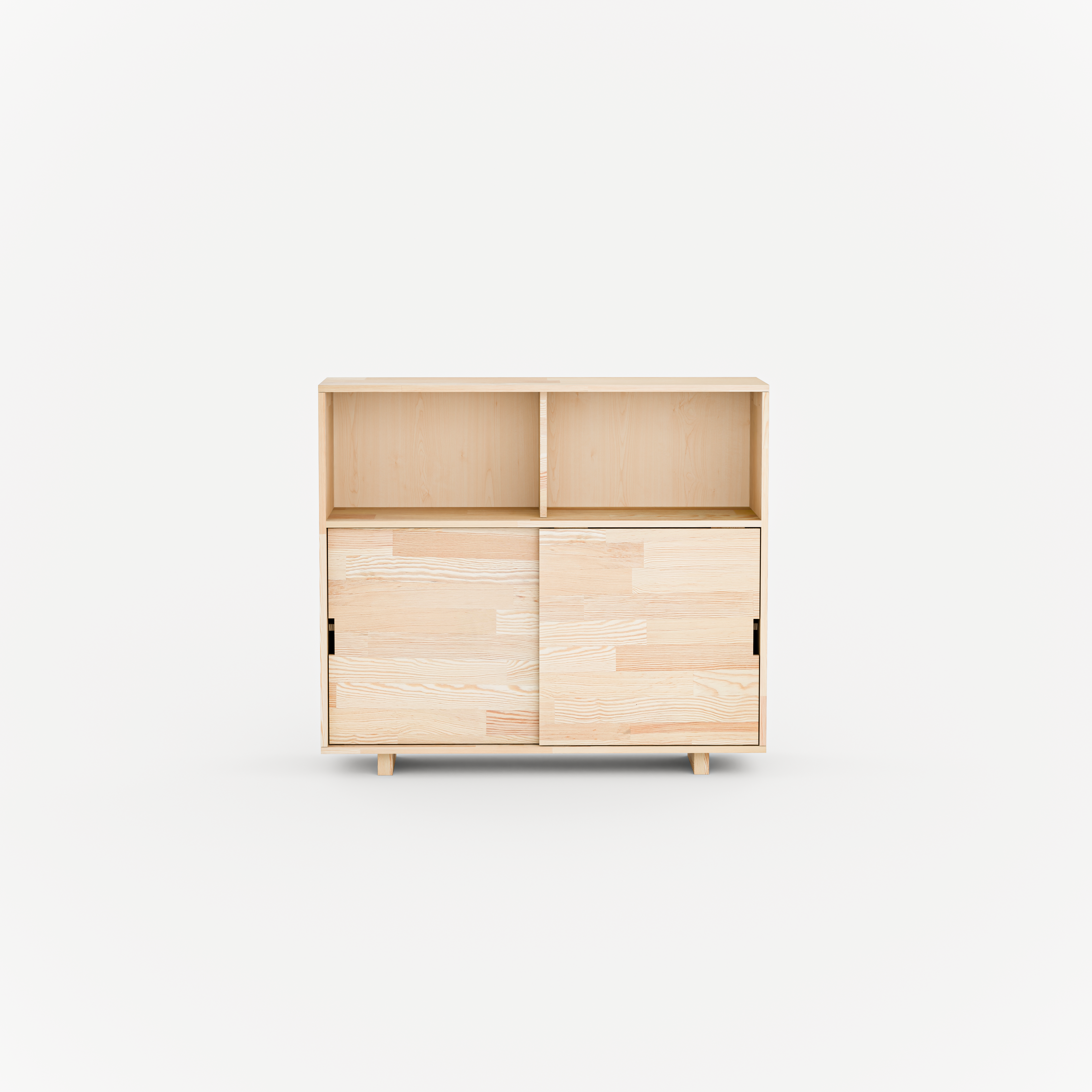 Solid Wood High Sideboard