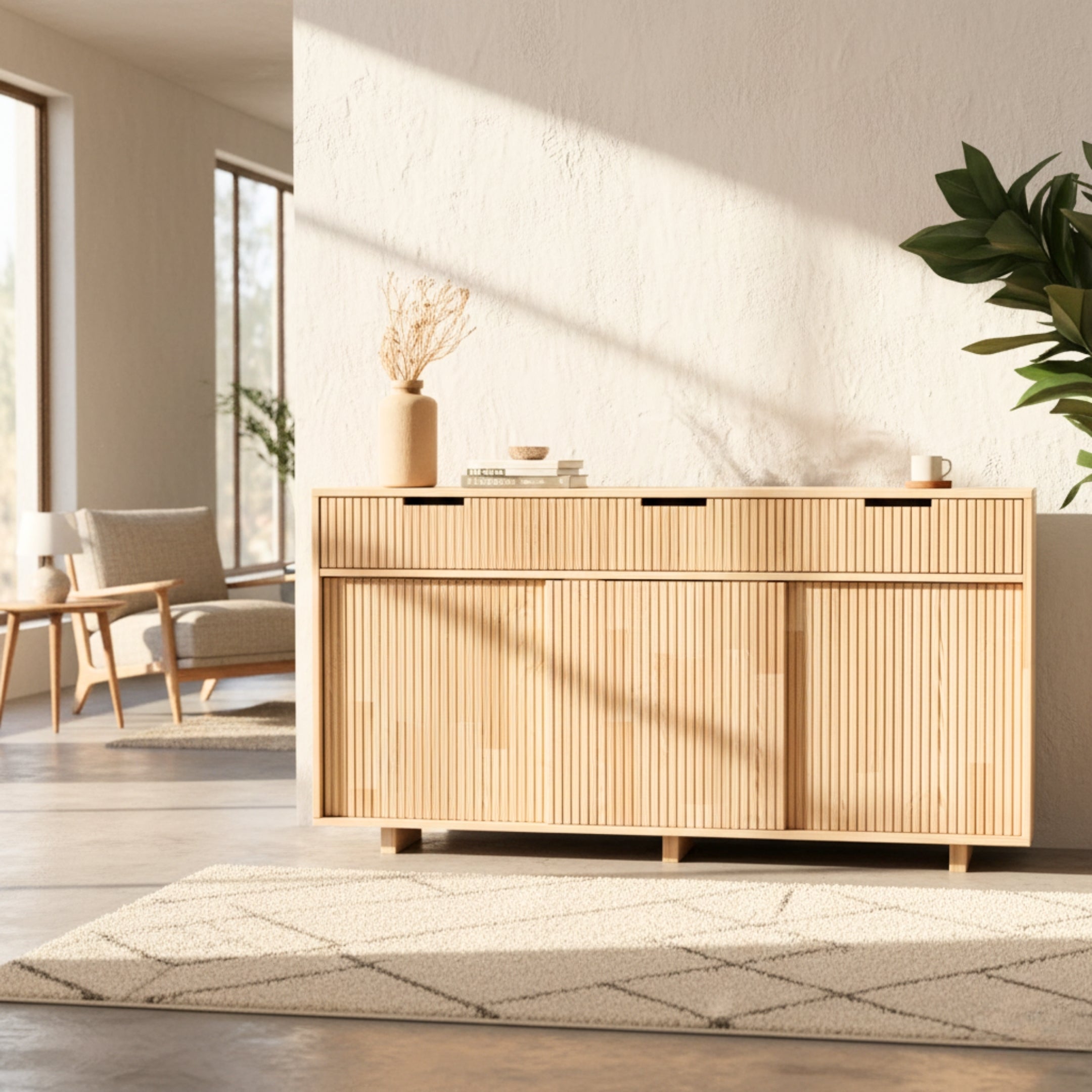 Drawer Sideboard & Buffet