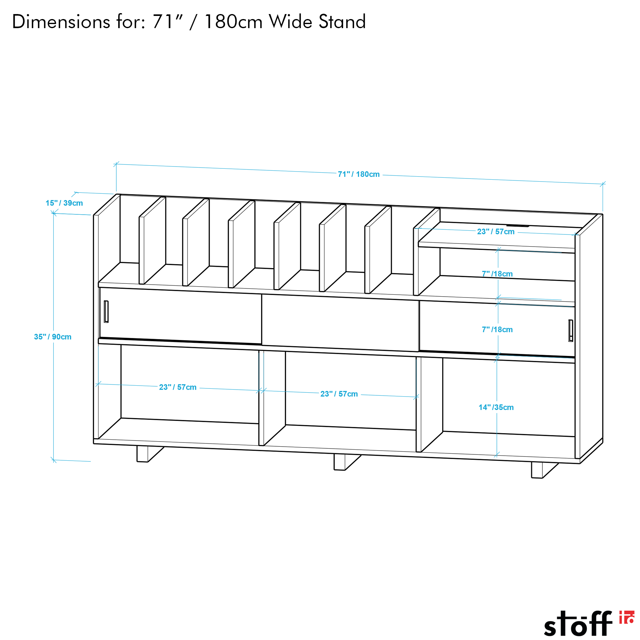 Vinyl Record Display Stand & Storage