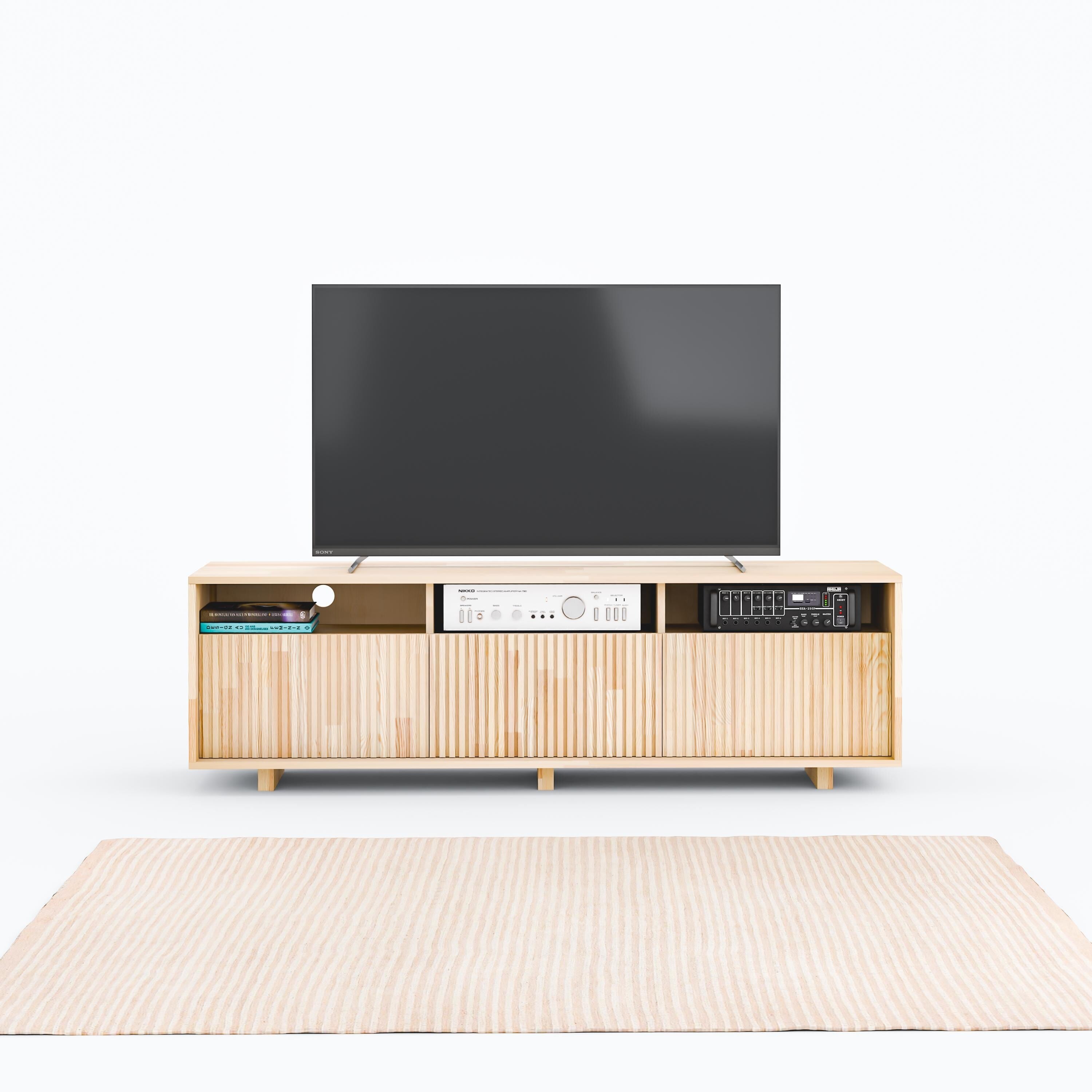 Solid Wood Media Console & Tv Stand M7
