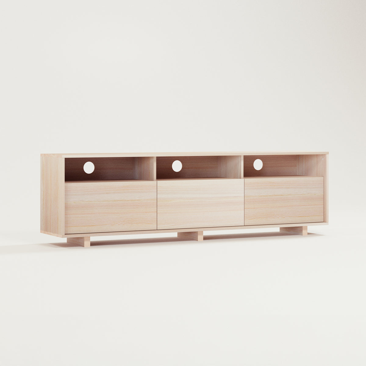 Medienkonsole und TV-Ständer aus Massivholz M7