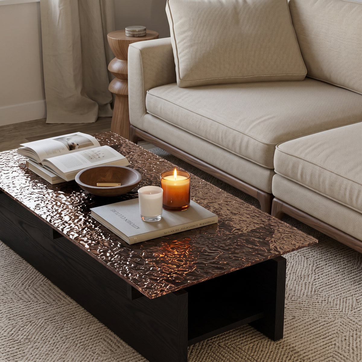 Couchtisch aus Massivholz